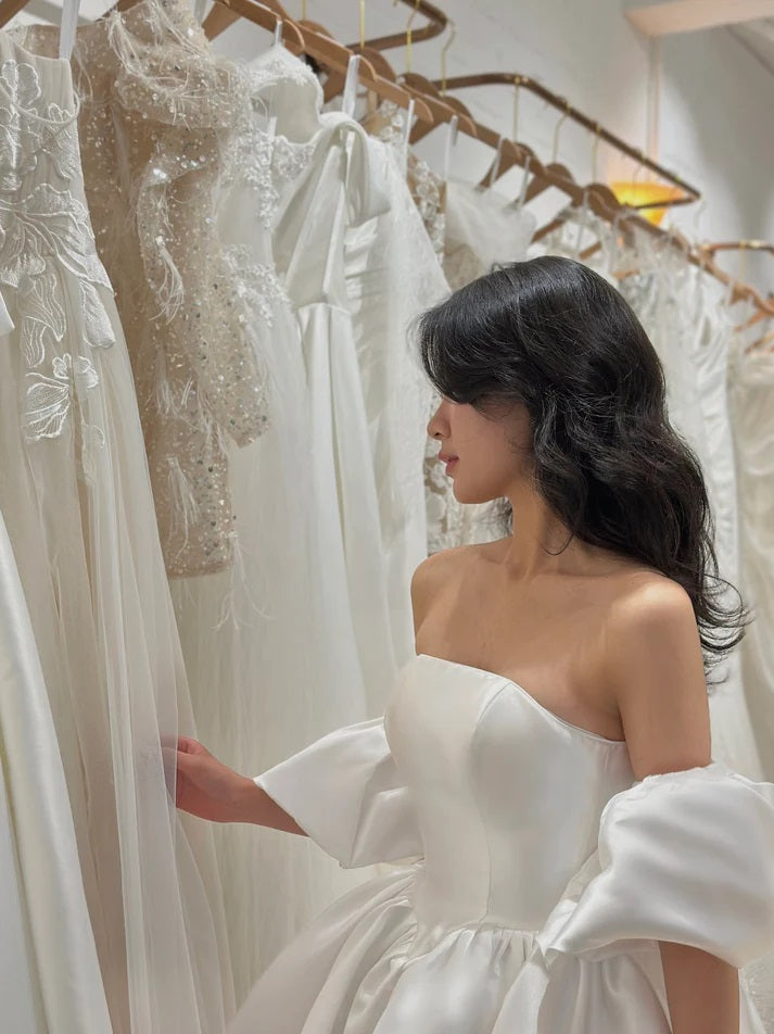 Custom mini length wedding dresses Perth Australia Envious Bridal & Formal