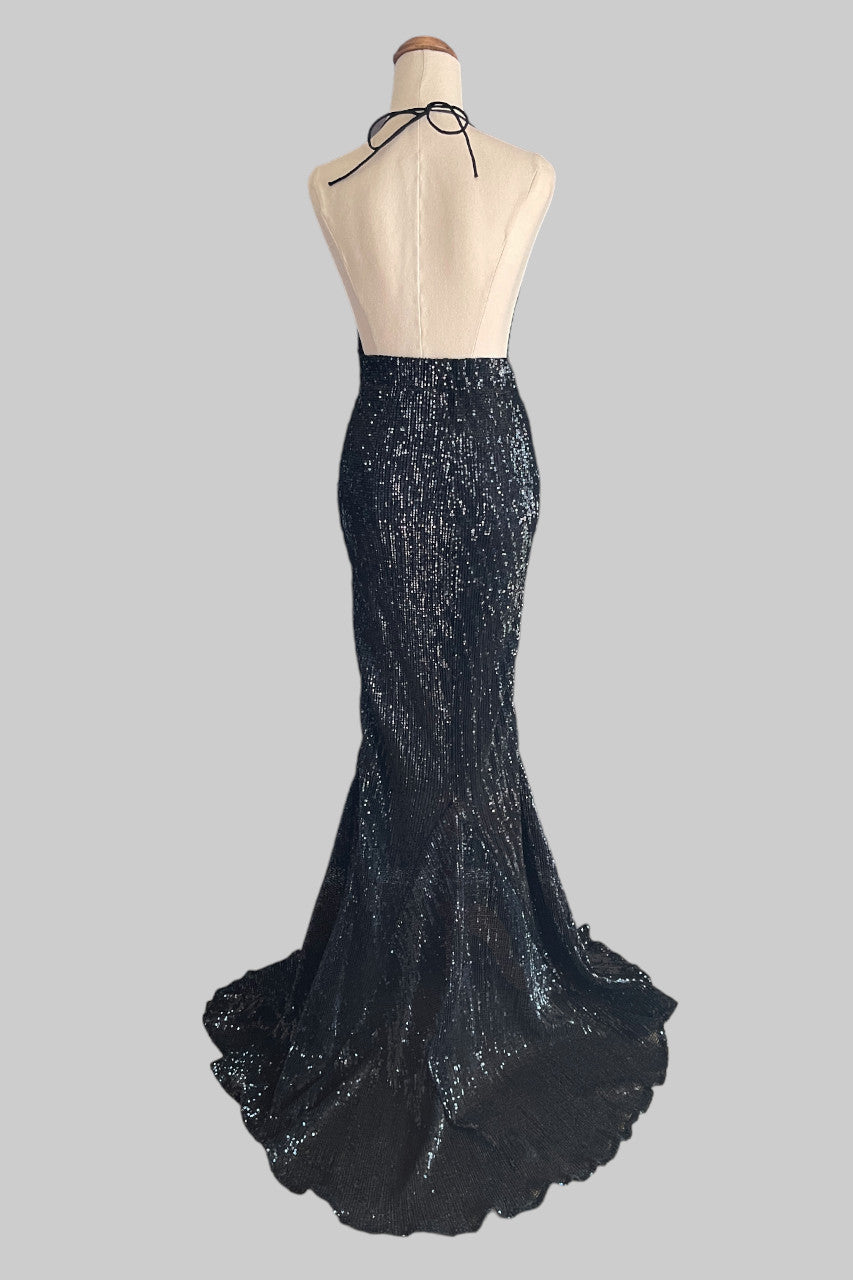 Backless black formal ball dresses Australia online Perth Envious Bridal & Formal