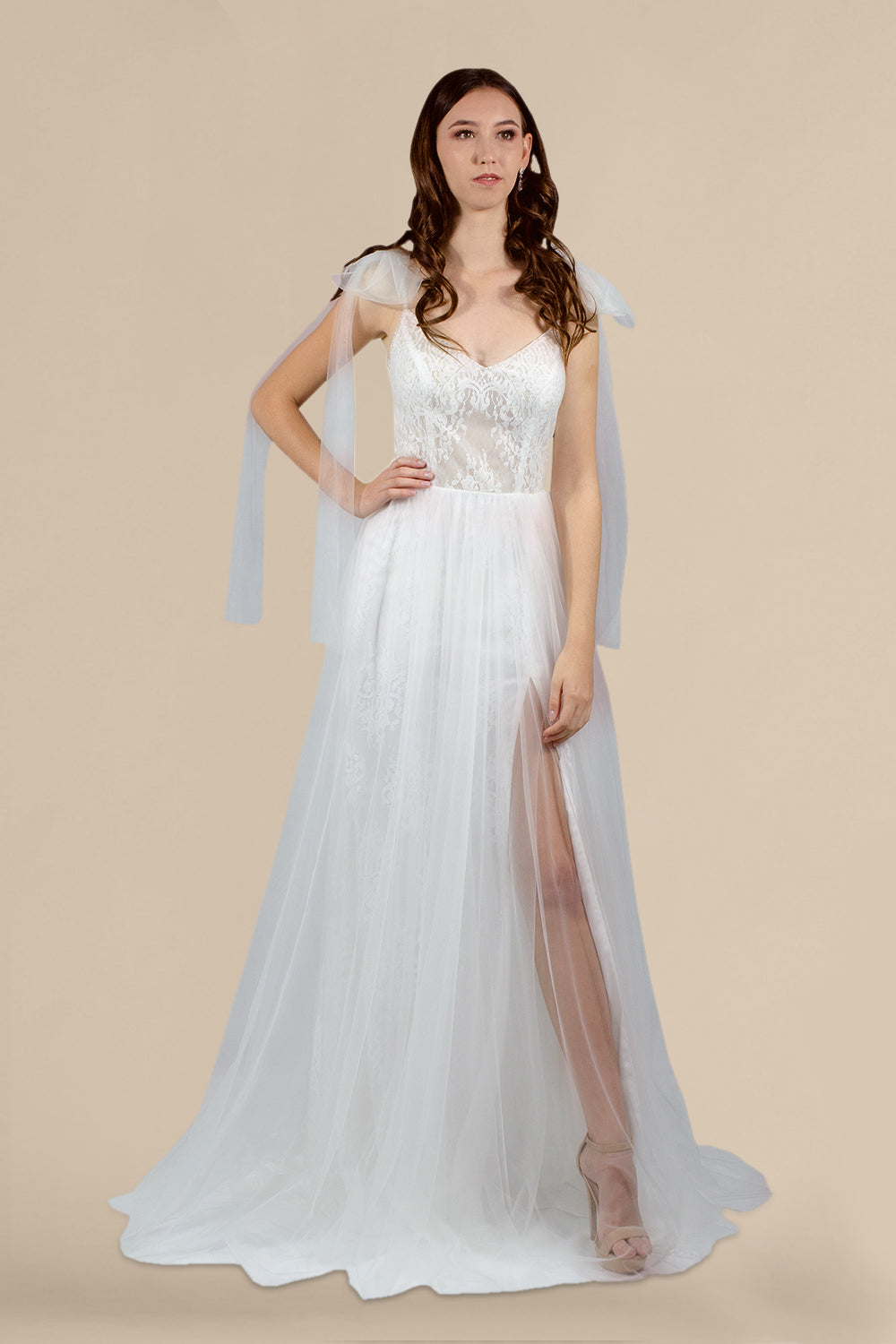 ROSALIE | Beach Bohemian Lace Tulle Wedding Dress Envious Bridal & Formal ROSALIE | Beach Bohemian Lace Tulle Wedding Dress Envious Bridal & Formal