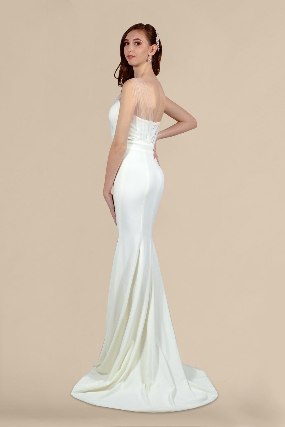 custom made sheath ivory wedding dresses perth australia envious bridal & formal