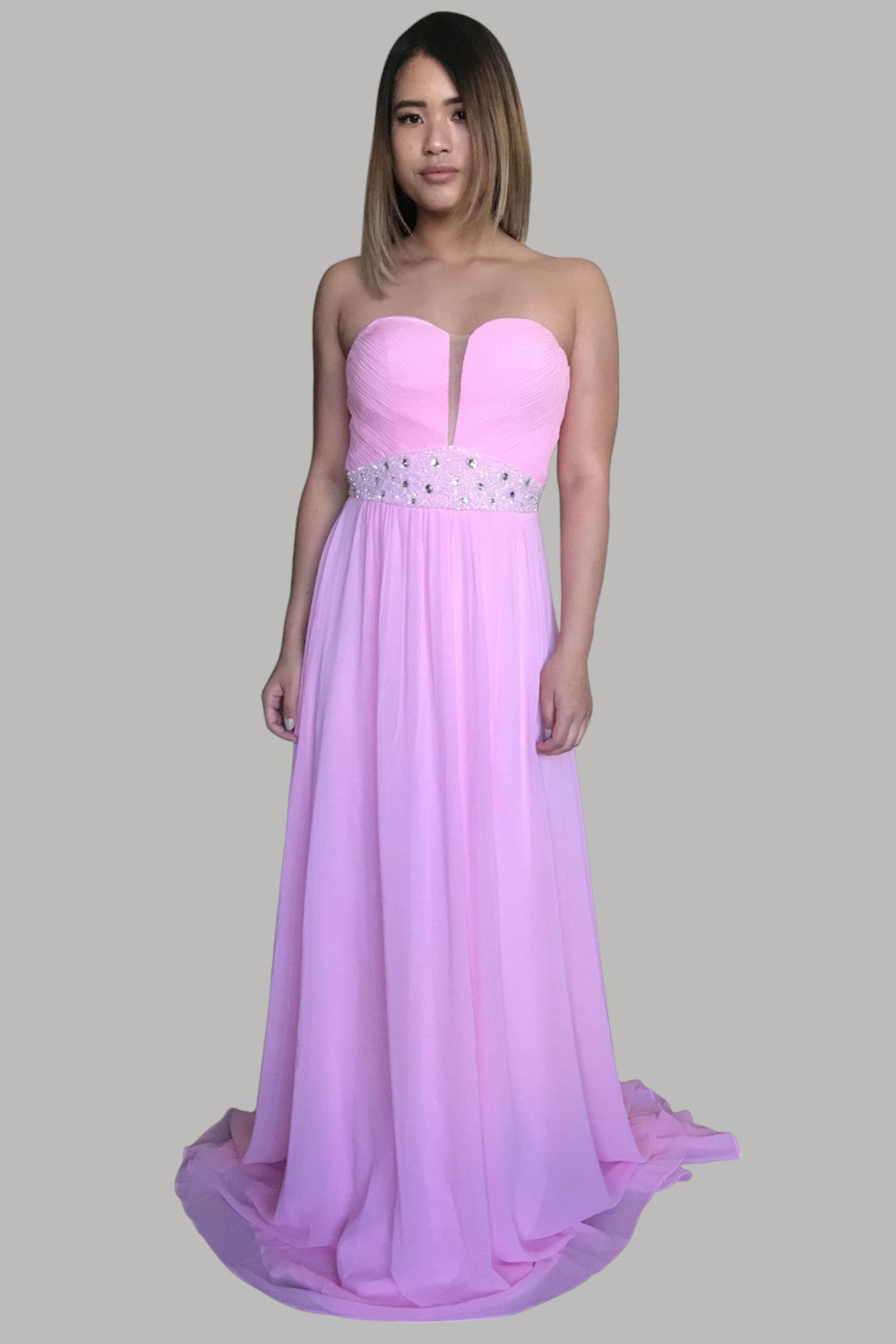 Custom pink chiffon bridesmaid dresses Australia online dressmaker Envious Bridal & Formal