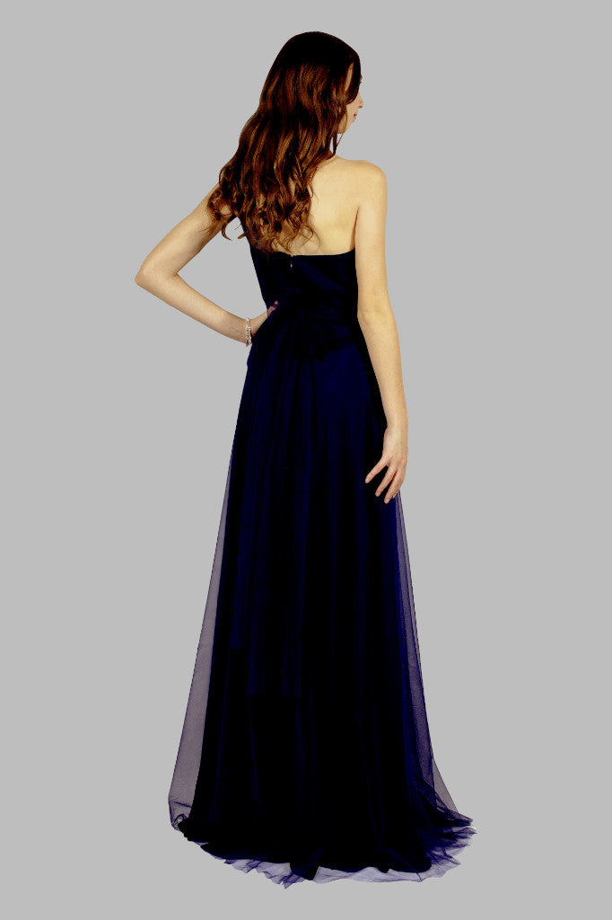 custom tulle navy blue bridesmaid dresses Perth Australia online Envious Bridal & Formal