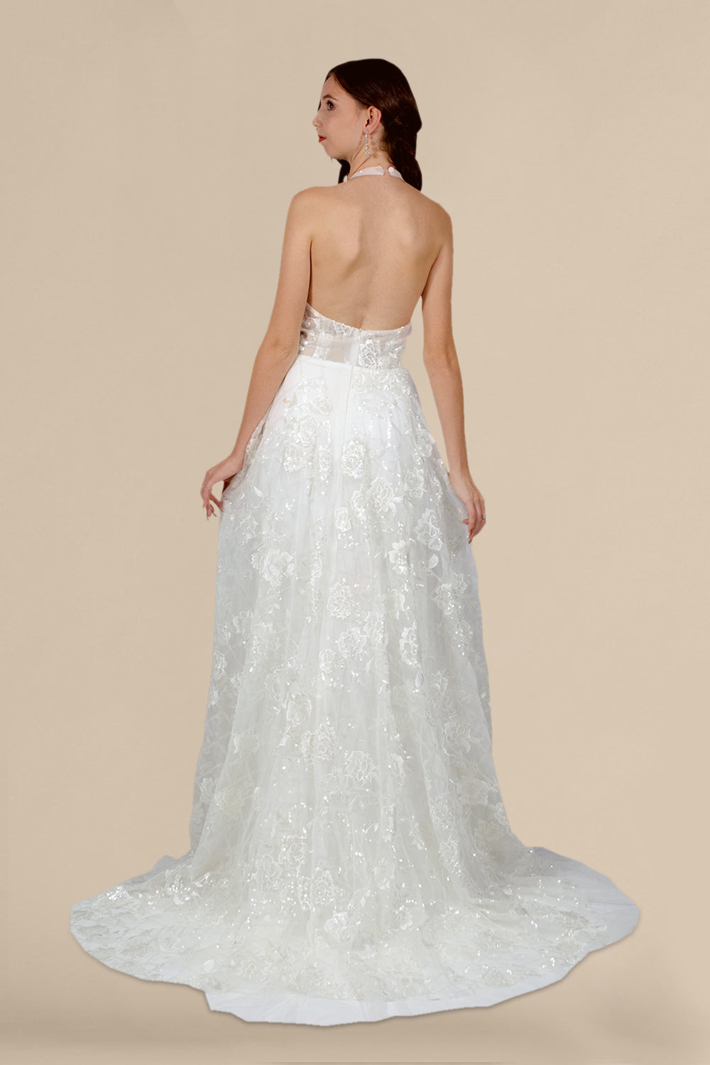 custom made wedding dresses bridal dressmaker halter lace backless wedding dress envious bridal & formal