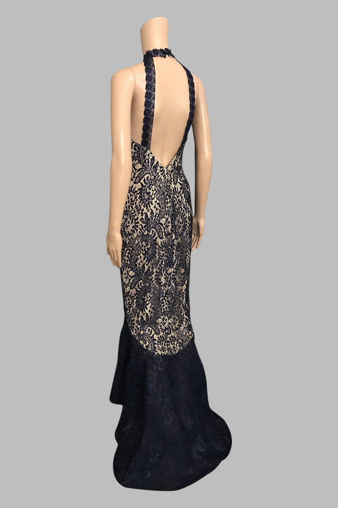 lace navy bridesmaid dresses custom made Envious Bridal & Formal