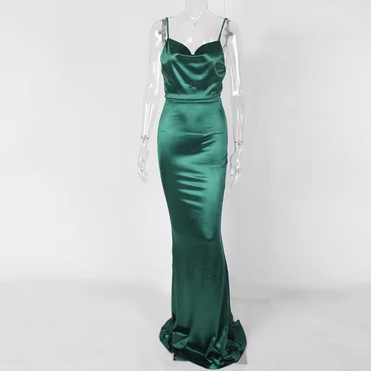 Mermaid green satin formal dresses Australia online Envious  Bridal & Formal