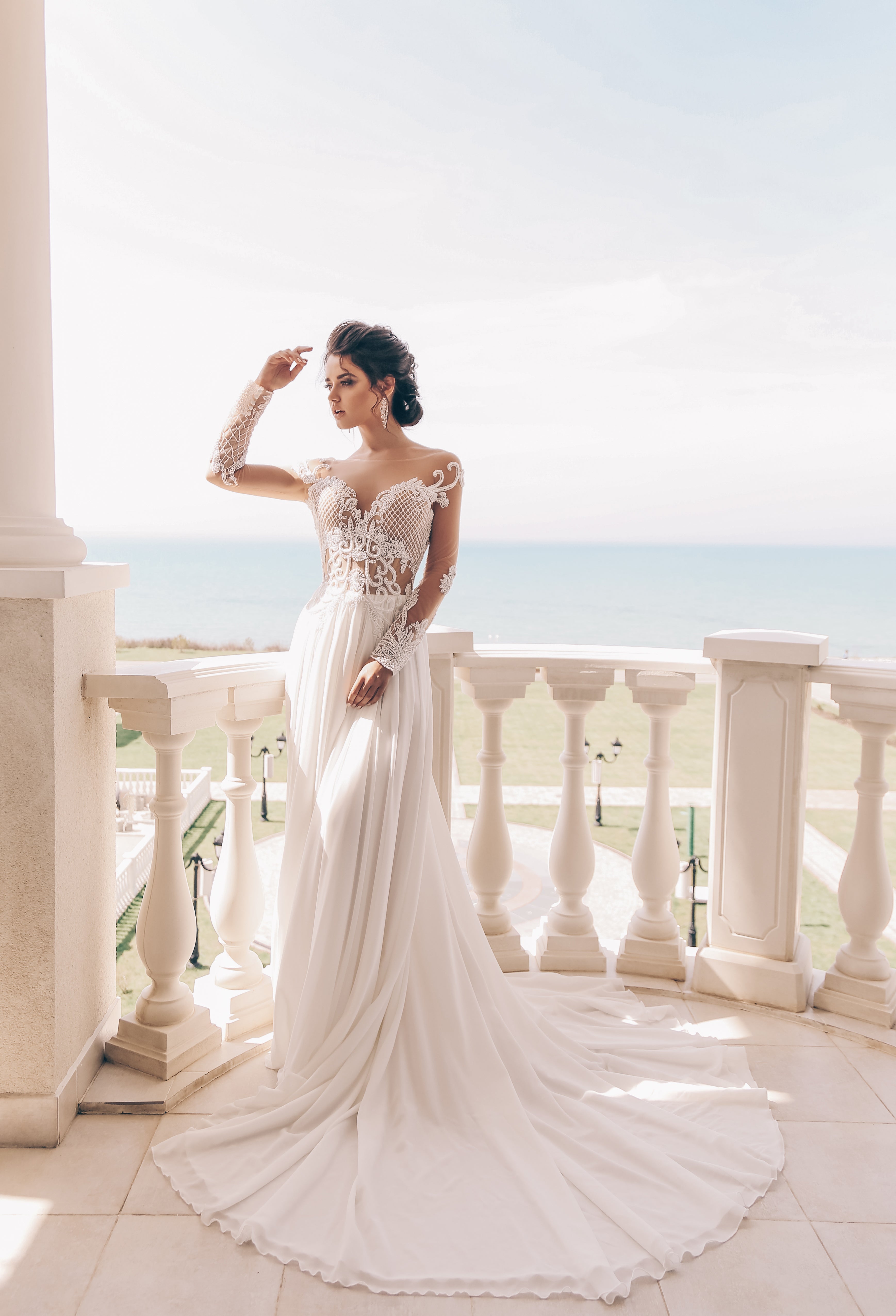 white christmas dresses Demi Wedding Dress – Fara Couture