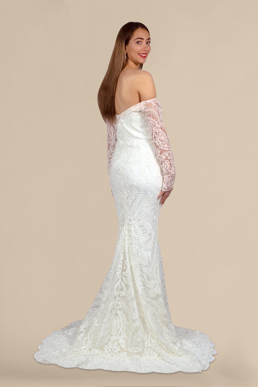 custom made long sleeve lace wedding dresses perth australia envious bridal & formal