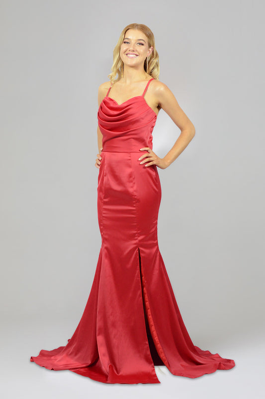 custom made red satin bridesmaid dresses australia online envious bridal & formal