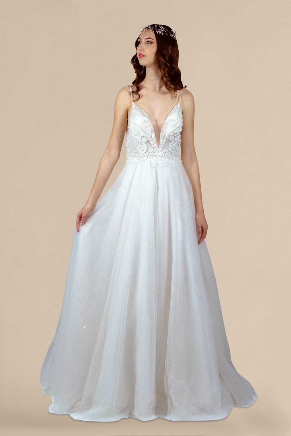 bohemian A line wedding dresses australia online custom made envious bridal & formal