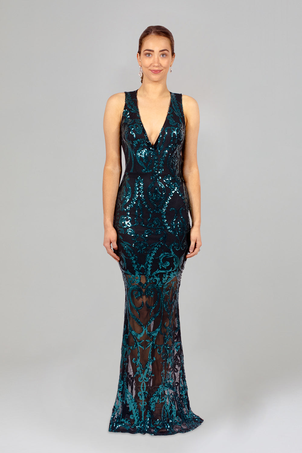 HARLOREE | Emerald Green Sequin Formal Dress Envious Bridal & Formal HARLOREE | Emerald Green Sequin Formal Dress Envious Bridal & Formal