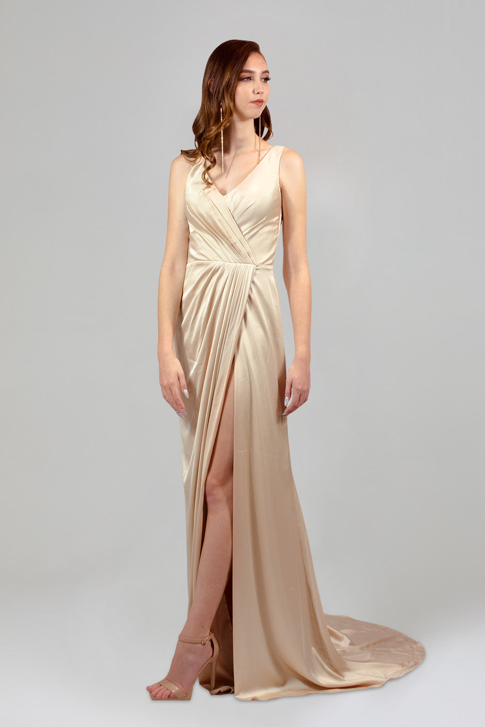 custom made champagne colour bridesmaid dresses perth australia envious bridal & formal
