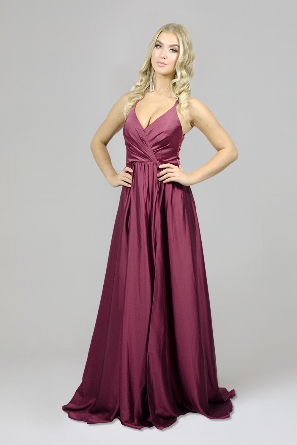 satin silk maroon bridesmaid dresses perth australia custom made envious bridal & formal