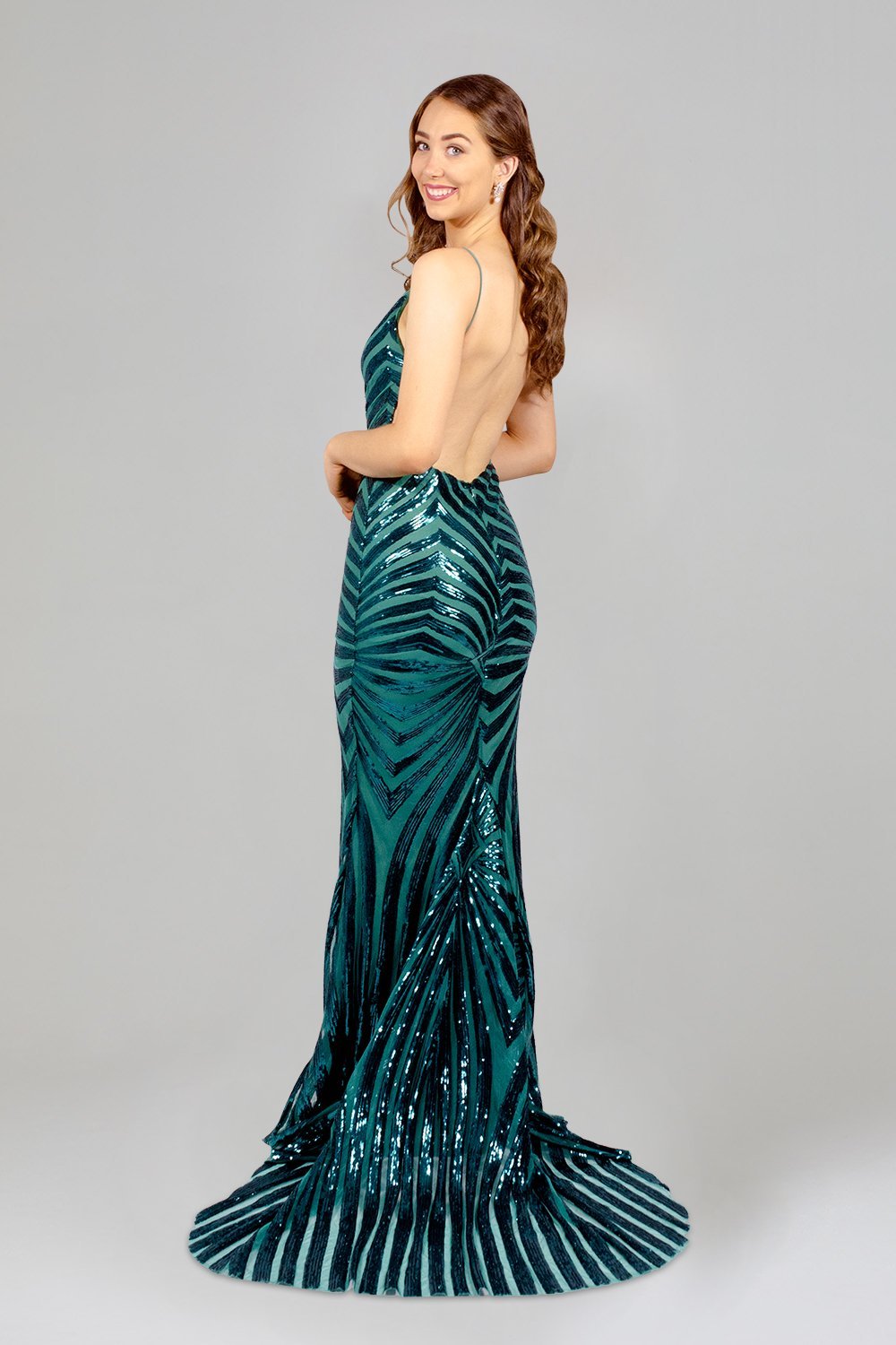 emerald sequin formal ball dresses perth australia envious bridal & formal