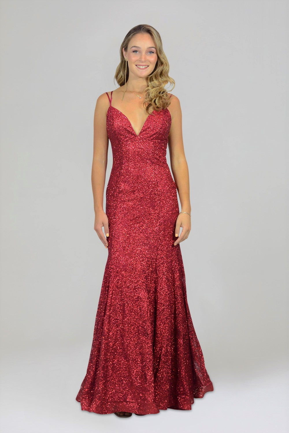 ELITA | Strappy Shimmer Glitter Red Formal Dress Envious Bridal & Formal ELITA | Strappy Shimmer Glitter Red Formal Dress Envious Bridal & Formal