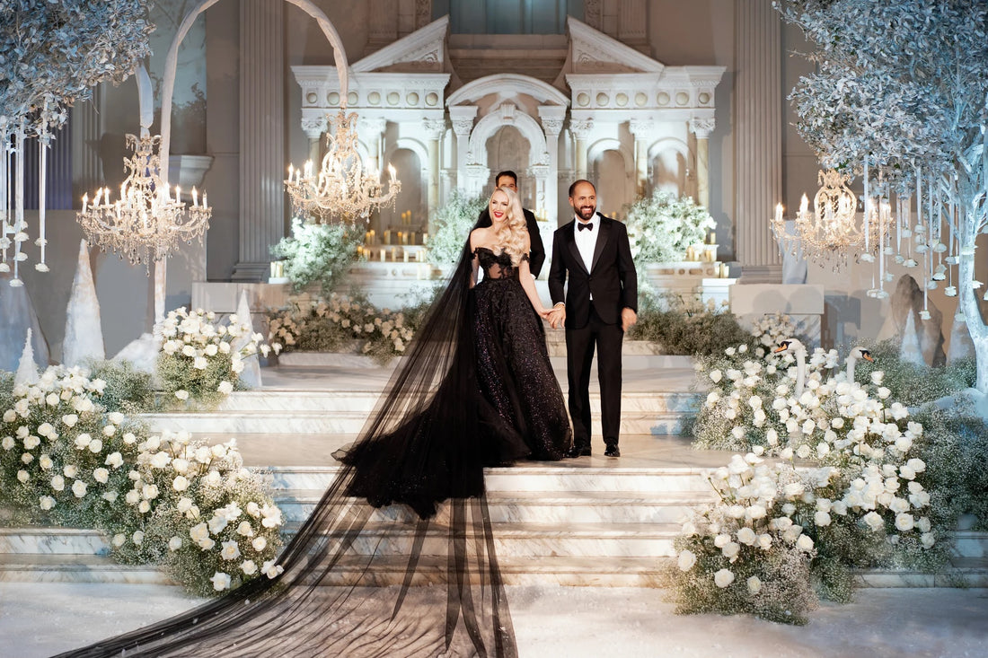 14 Black Wedding Dresses That Are Edgy + Elegant | Emmaline Bride