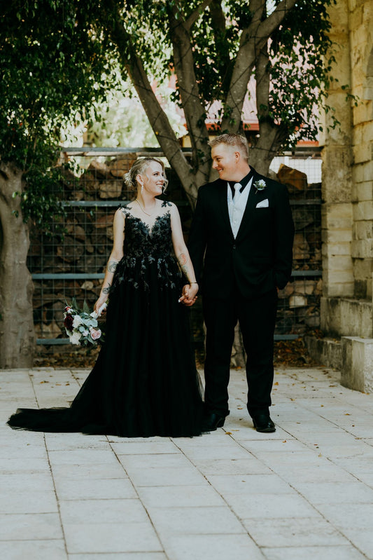 custom made black wedding dresses perth australia & online envious bridal & formal