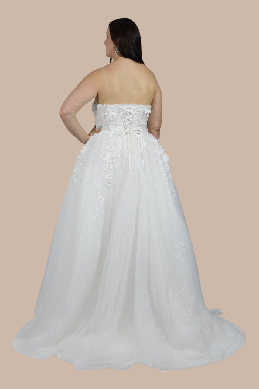 Custom made strapless plus size wedding dresses Perth Australia Envious Brida & Formal