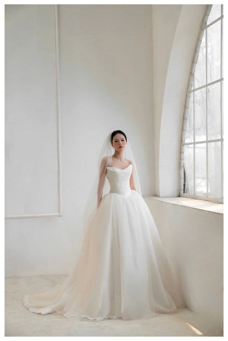 BELLA-ROSE | Strapless Corset Bodice Ball Gown Wedding Dress