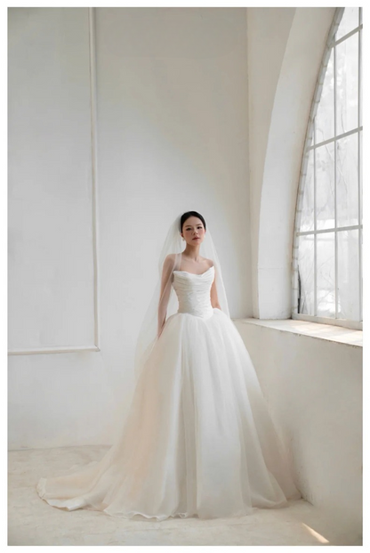 BELLA-ROSE | Strapless Corset Bodice Ball Gown Wedding Dress