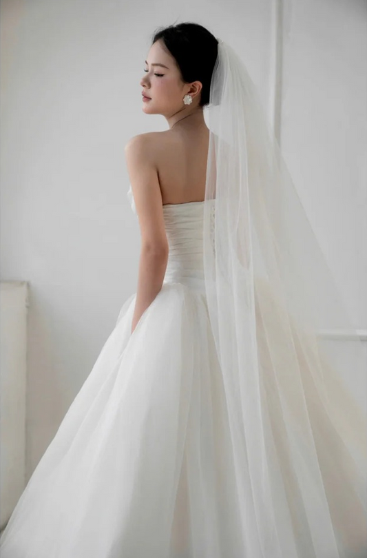 BELLA-ROSE | Strapless Corset Bodice Ball Gown Wedding Dress