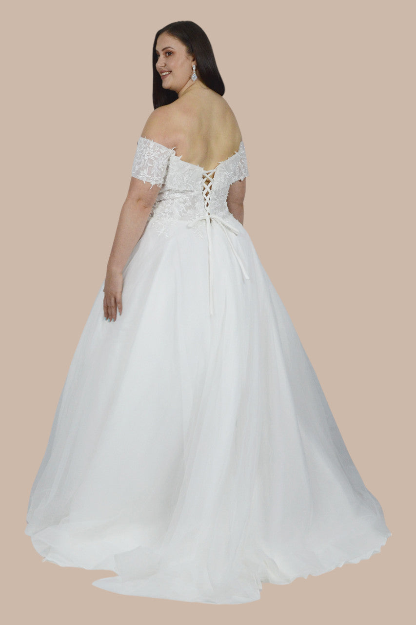 Plus size corset bodice wedding dresses Perth Australia online Envious Bridal & Formal