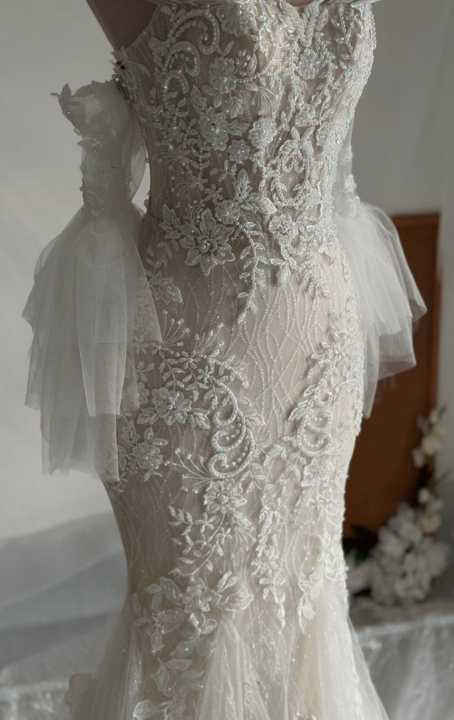 Bespoke lace wedding gowns Perth Australia Envious Bridal & Formal