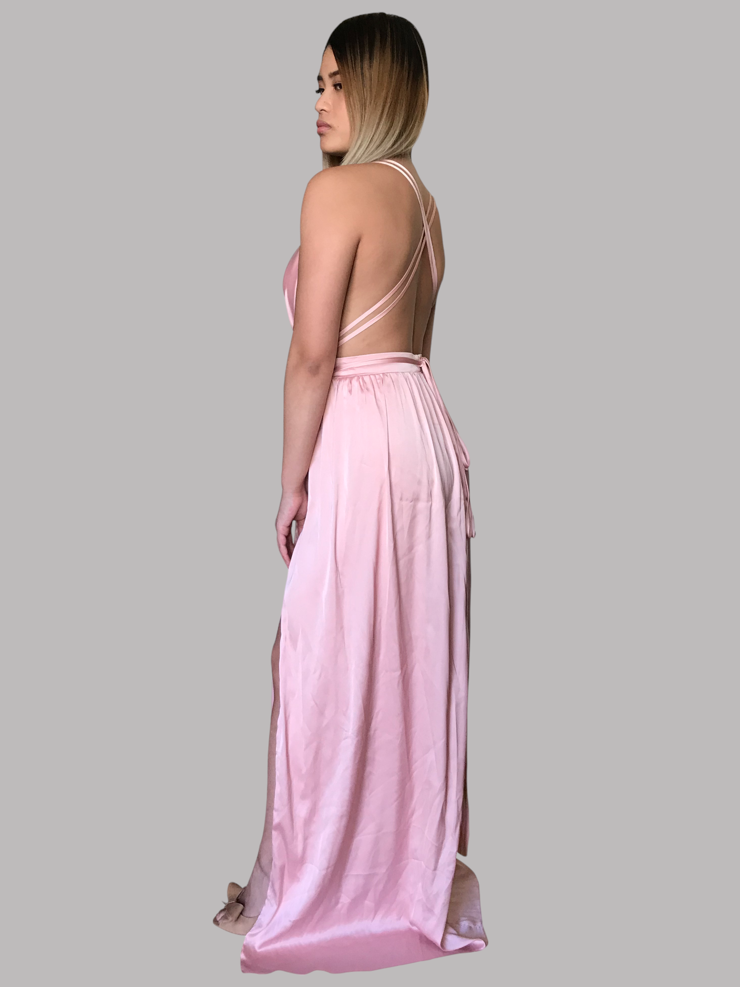 Blush pink silk ball dresses Perth Australia online Envious Bridal & Formal