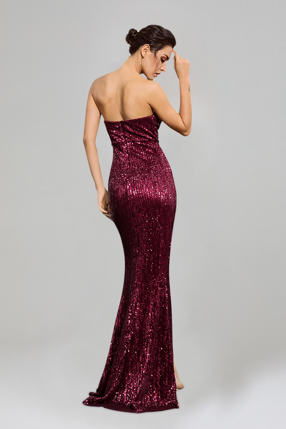 burgundy sequin formal dresses online australia envious bridal & formal