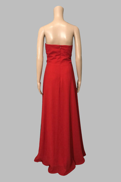 Chiffon red bridesmaid dresses made to order Perth Australia Envious Bridal & Formal