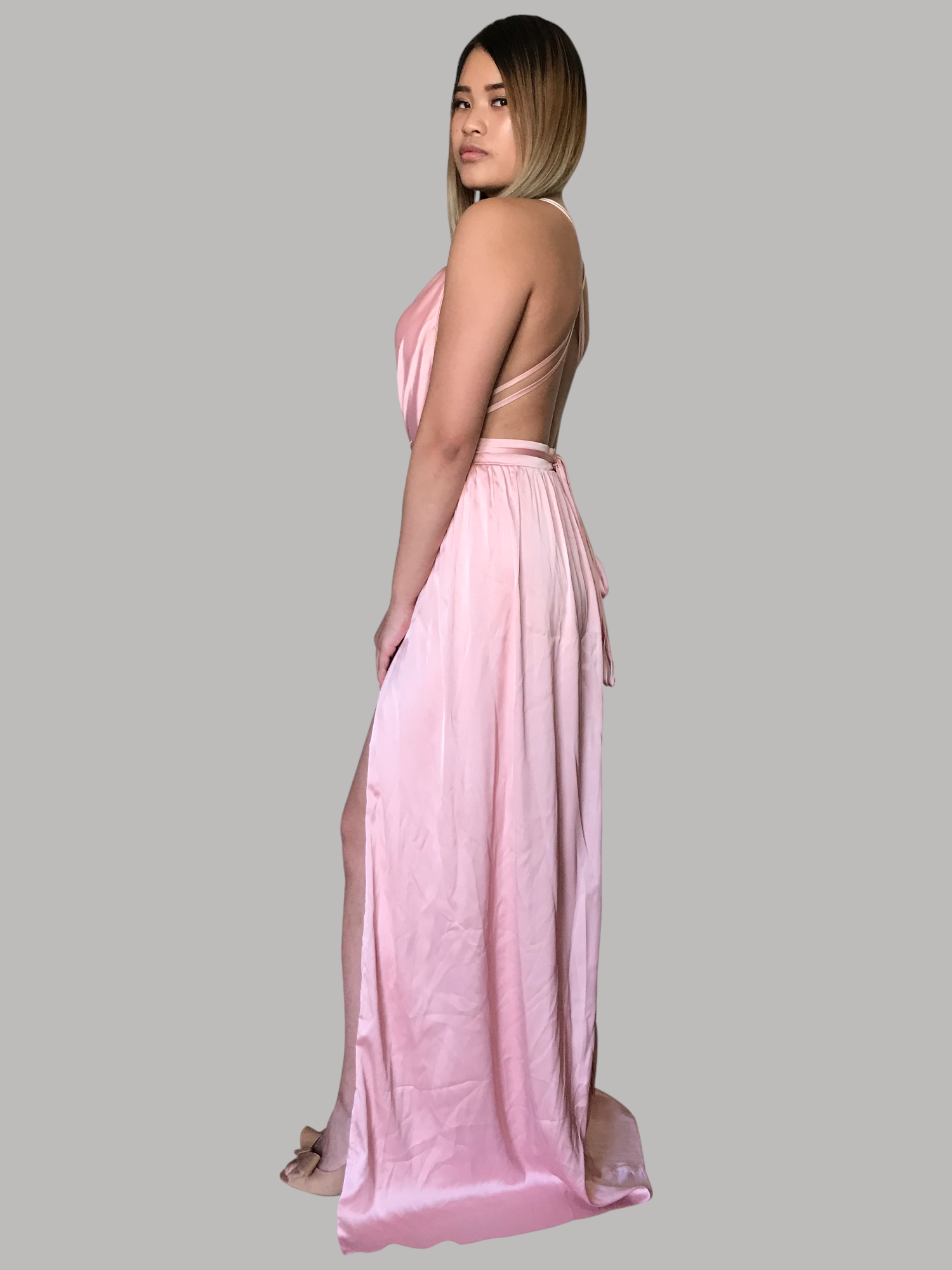 Custom baby pink silk formal dresses online Australia Envious Bridal & Formal