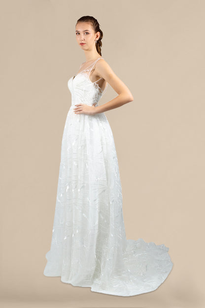 SOPHIE GRACE | Lace Boho A Line Wedding Dress Envious Bridal & Formal SOPHIE GRACE | Lace Boho A Line Wedding Dress Envious Bridal & Formal