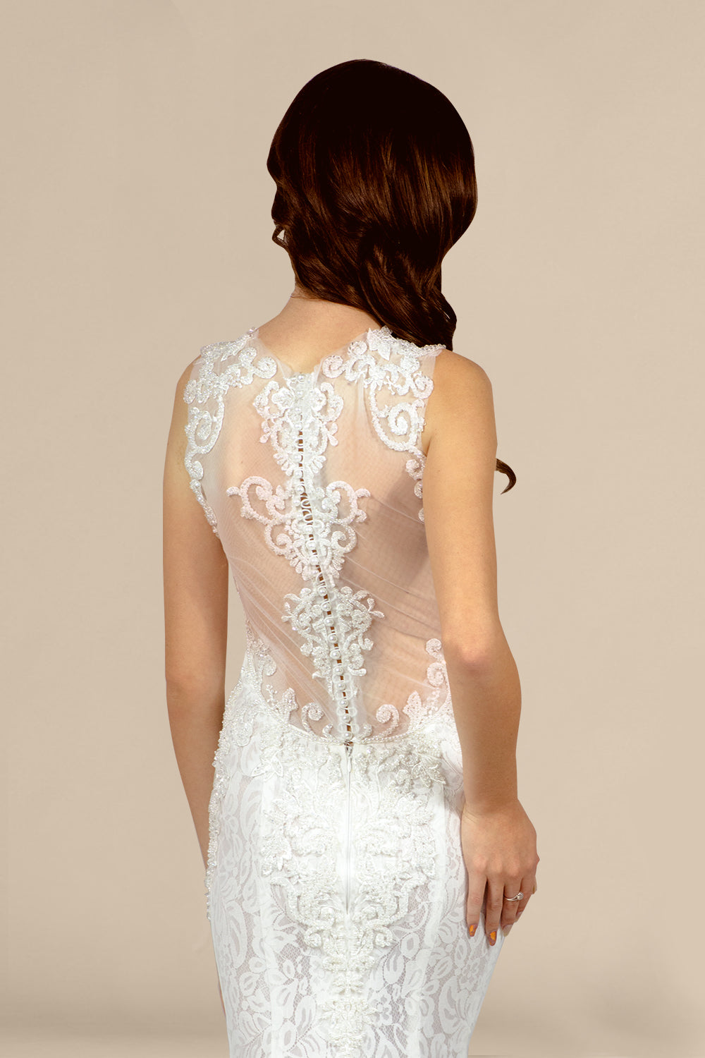 custom illusion back wedding dresess perth australia envious bridal & formal
