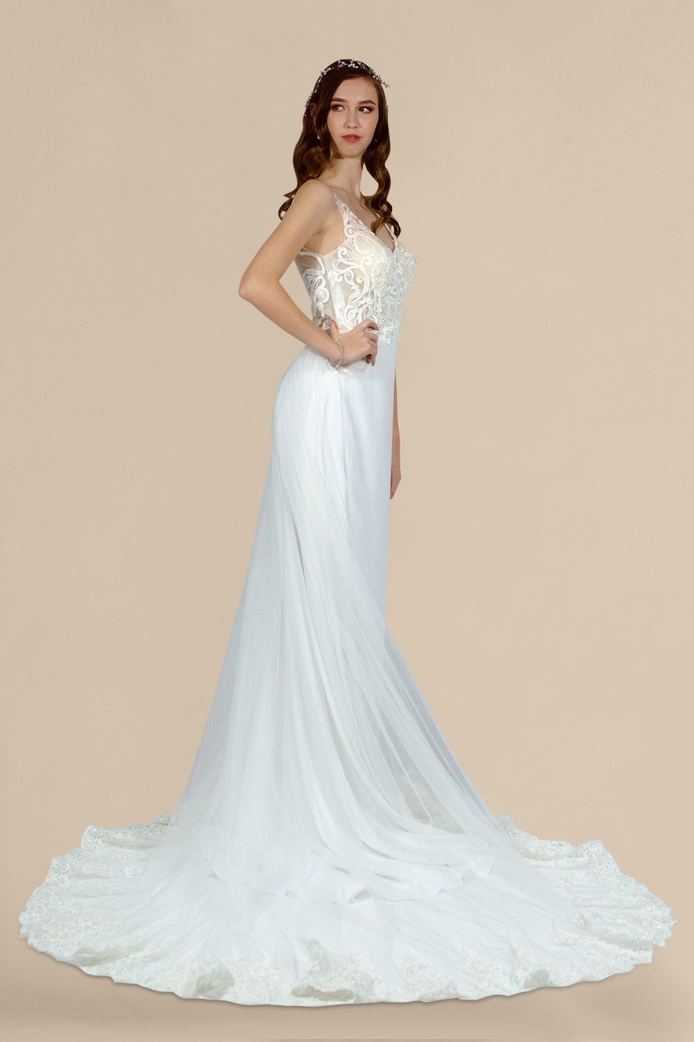custom made boho lace silk crepe wedding dresses australia online envious bridal & formal