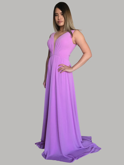 custom made chiffon light purple bridesmaid dress online Australia Envious Bridal & Formal