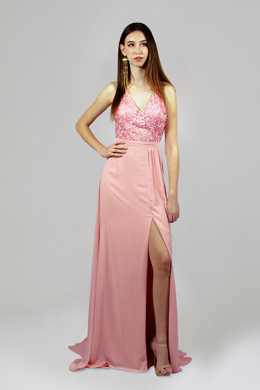 custom made chiffon pink bridesmaid dresses perth australia envious bridal & formal