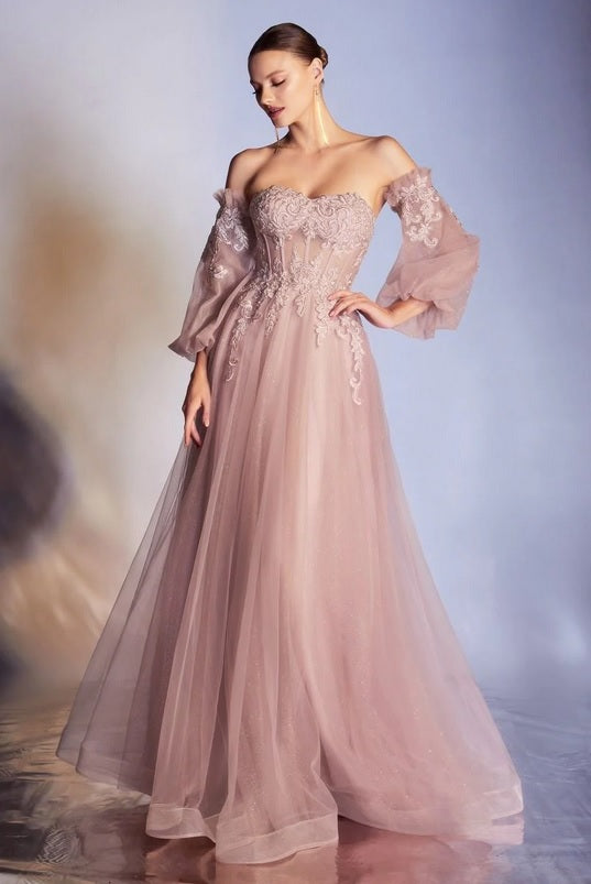 custom made long sleeved blush colour wedding dresses perth australia envious bridal & formal