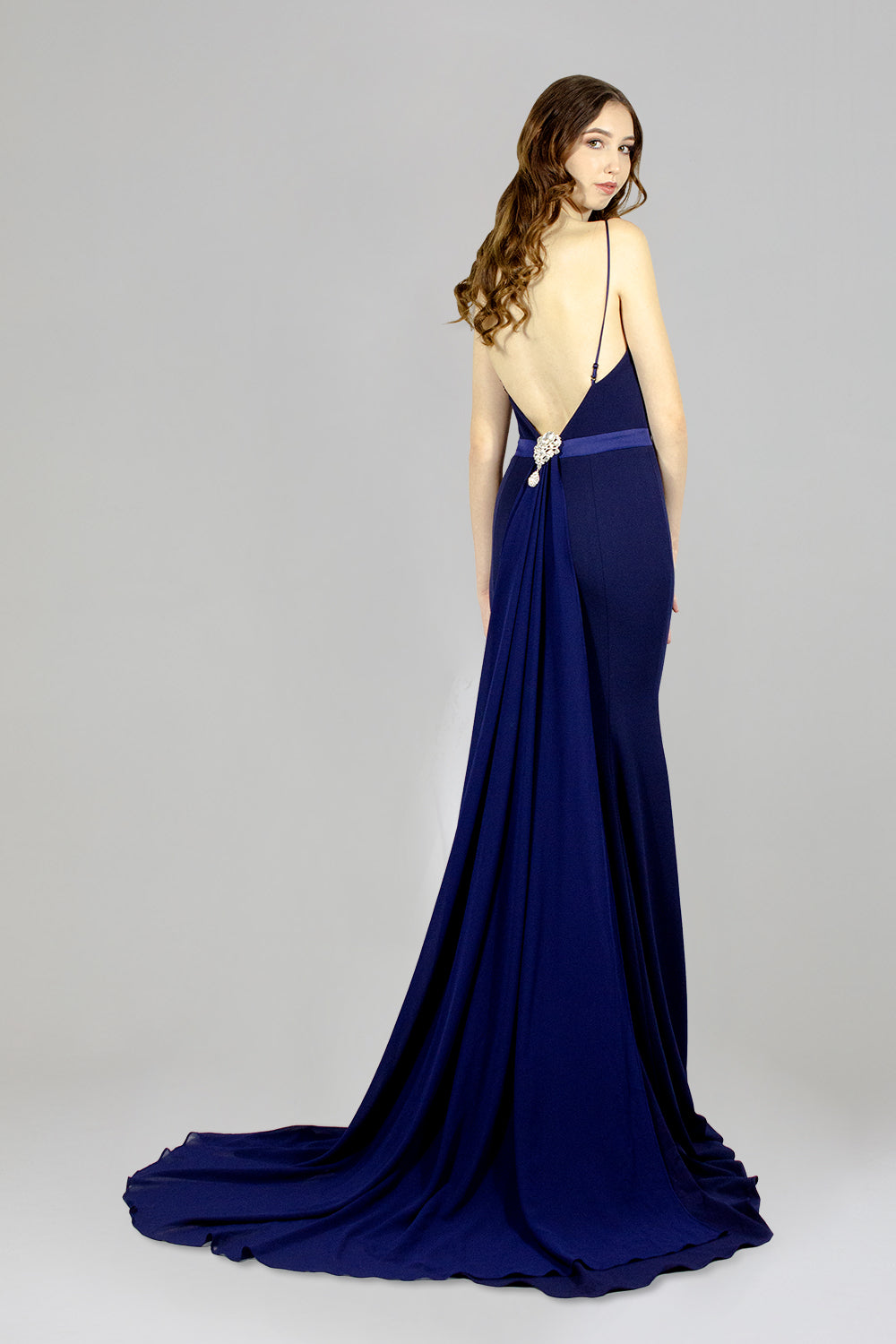 custom made navy blue mermaid bridesmaid dresses perth australia dressmaker