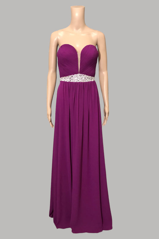 Custom made purple chiffon bridesmaid dresses Perth Australia Envious Bridal & Formal