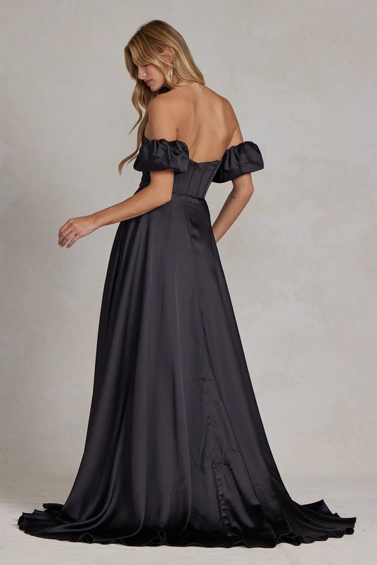 custom made satin black wedding gowns perth australia envious bridal & formal
