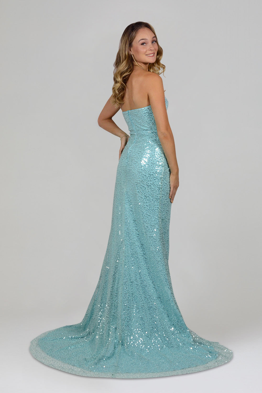 custom made sequin turquoise bridesmaid gowns australia online envious bridal & formal