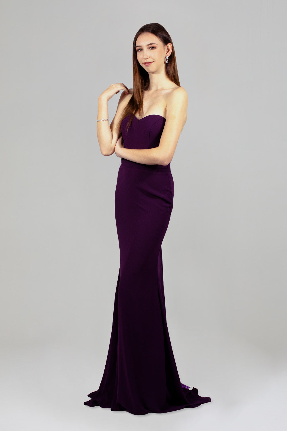 custom made silk chiffon purple formal dresses perth australia envious bridal & formal