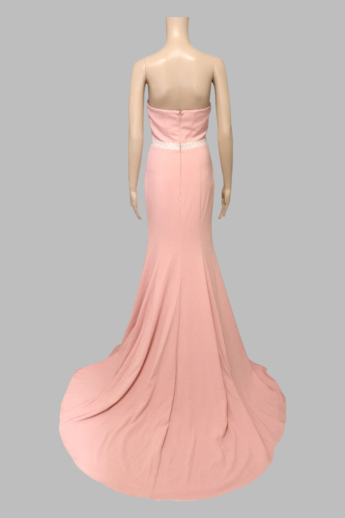 custom made strapless pink mermaid ball dresses Perth Australia Envious Bridal & Formal