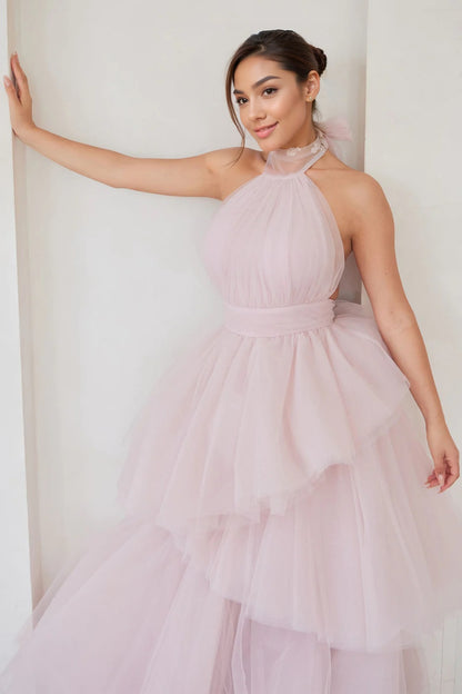 Custom made tulle light pink ball dresses Perth Australia Envious Bridal & Formal 