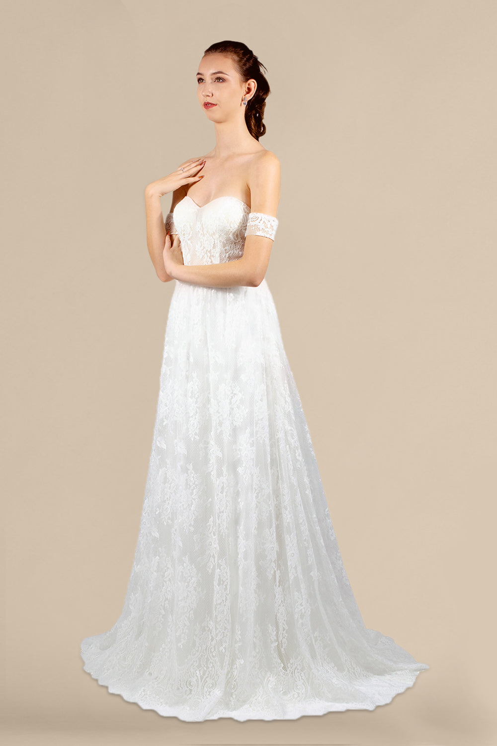 custom made wedding gowns australia boho lace A line wedding dresses envious bridal & formal