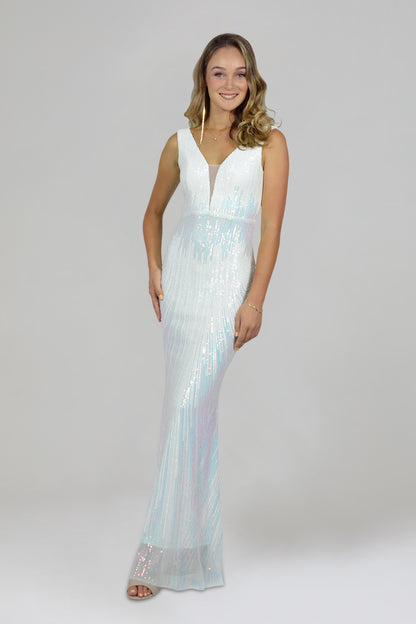 custom white sequin ball dresss perth australia online envious bridal & formal