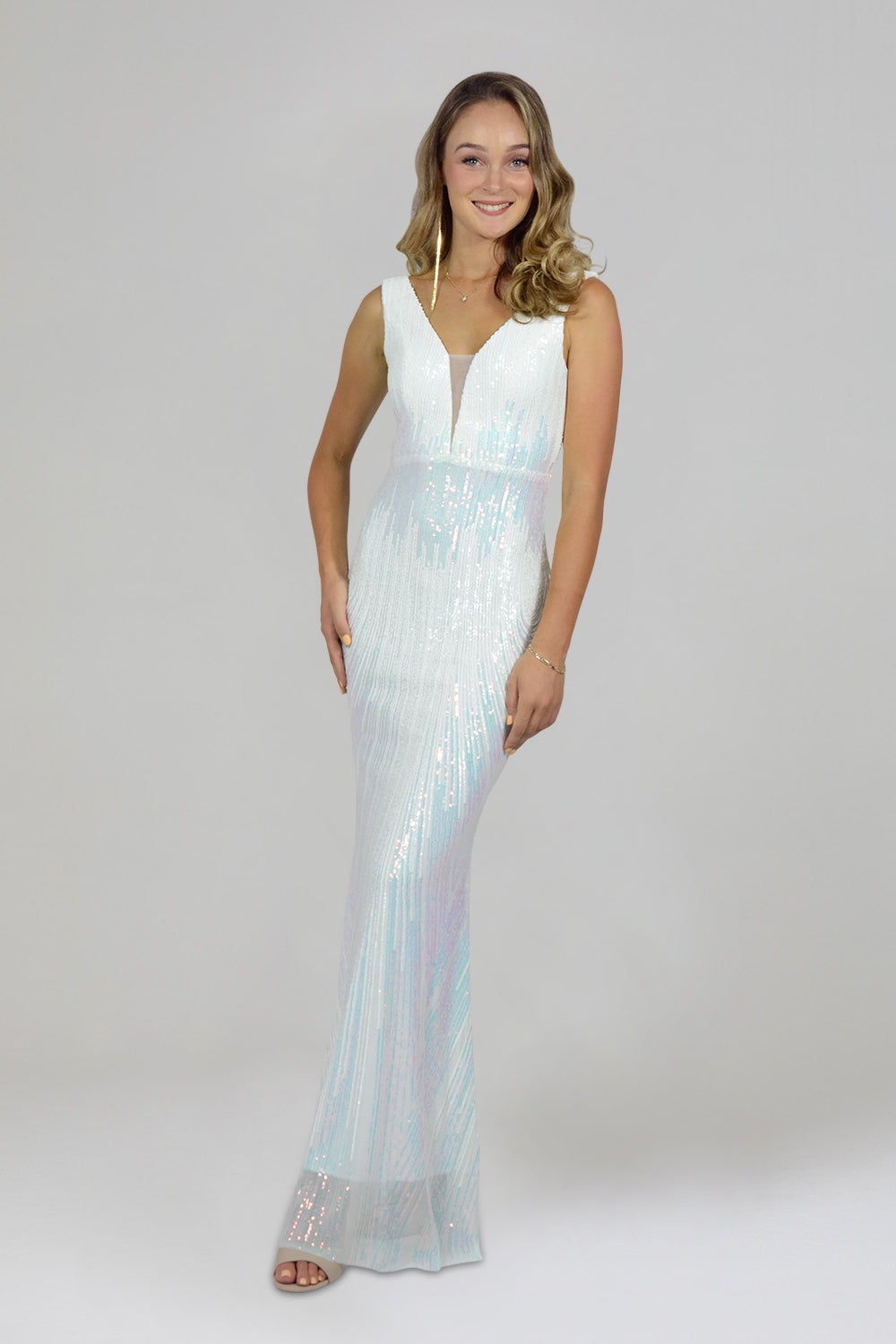 custom white sequin ball dresss perth australia online envious bridal & formal