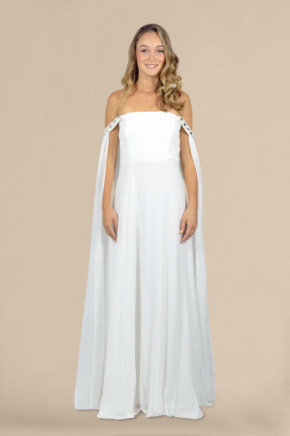 custom dressmaker wedding dresses cape sleeves australia envious bridal & formal