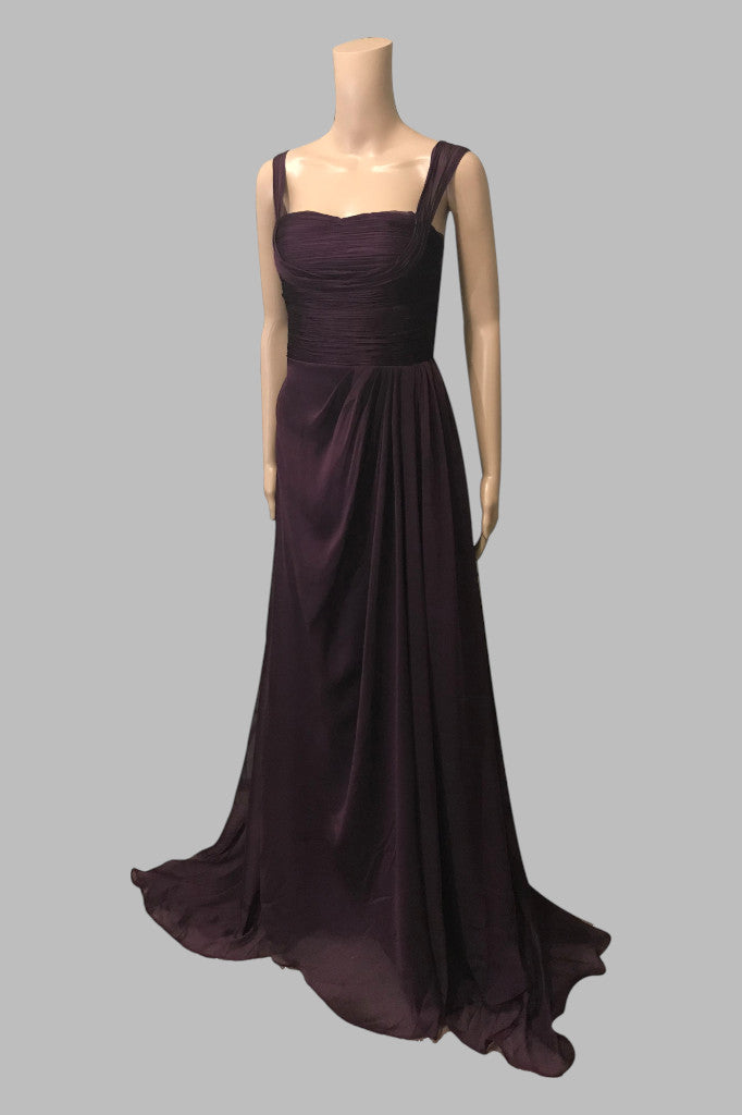 Dark purple chiffon bridesmaid dresses Australia online Envious Bridal & Formal