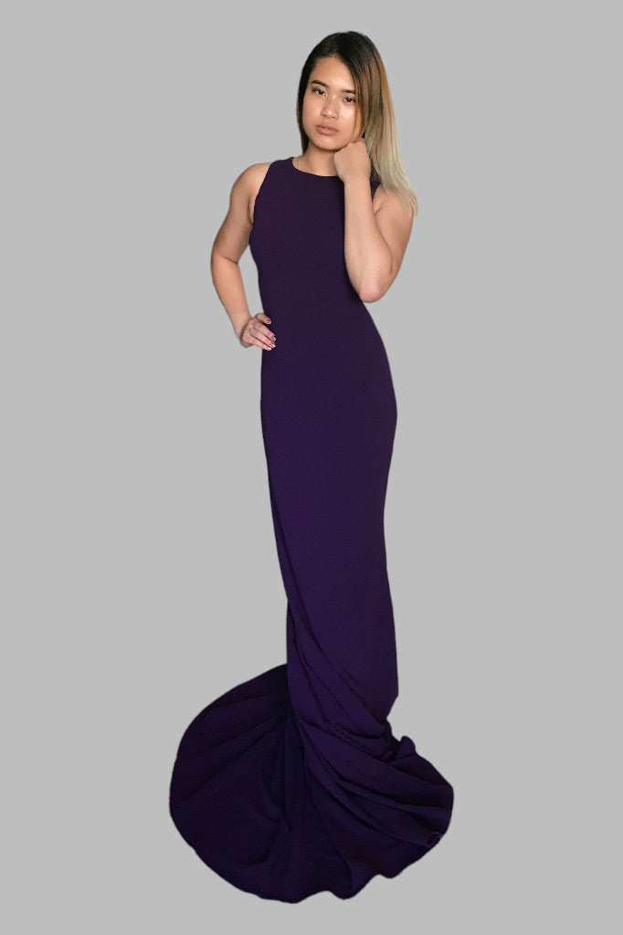 dark purple formal ball dresses Perth Australia