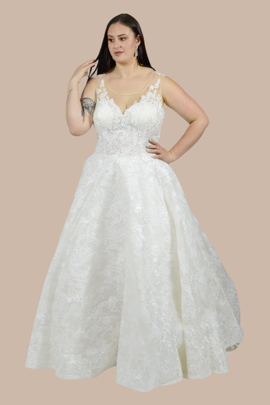 custom made plus size wedding bridal gowns Perth Australia Envious Bridal & Formal